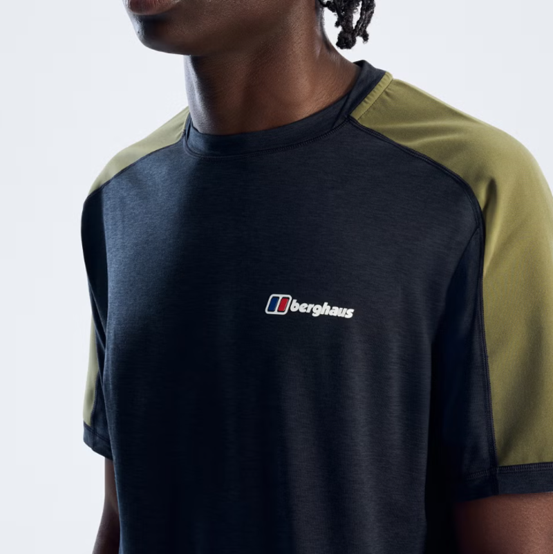 Berghaus Men's Farndale Tech Tee in Black-3