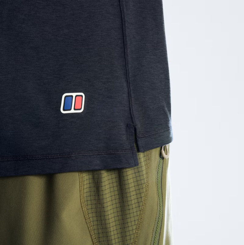 Berghaus Men's Farndale Tech Tee in Black-4