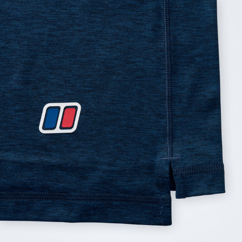 Berghaus Men's Farndale Tech Tee in Dark Blue/Black-5