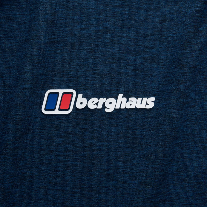 Berghaus Men's Farndale Tech Tee in Dark Blue/Black-6