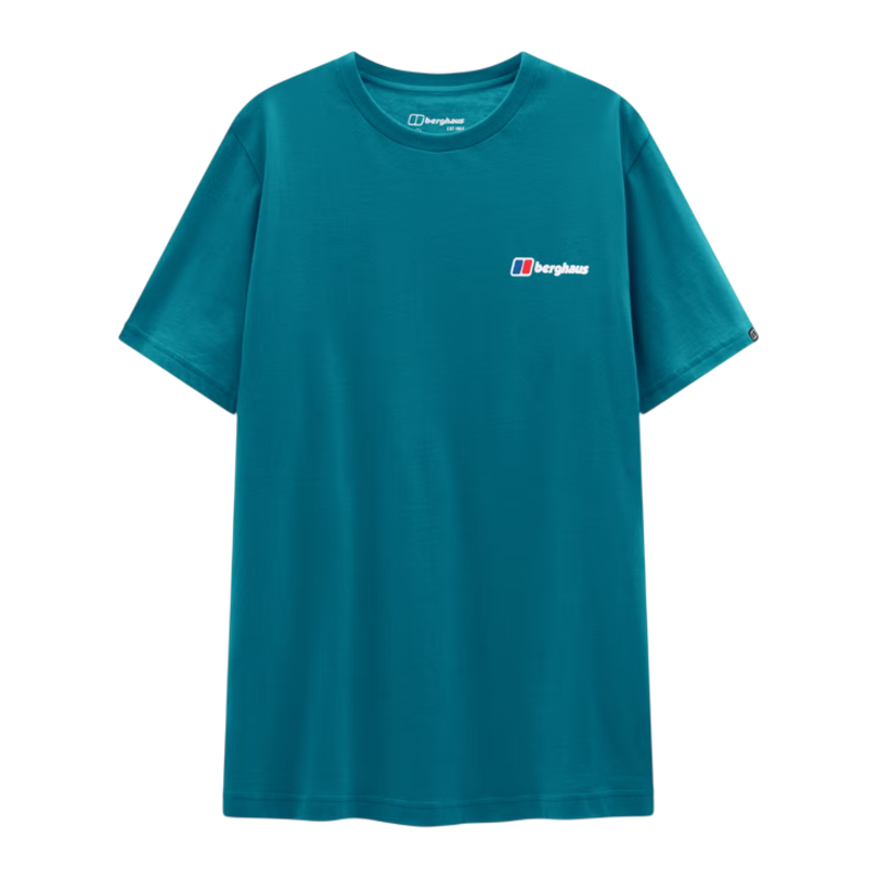 Berghaus Men's Class Logo Tee in Blue