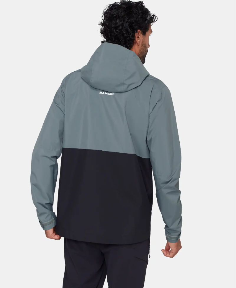 Mammut Men's Linard Light HS Hooded Jacket in Black/Strata-3