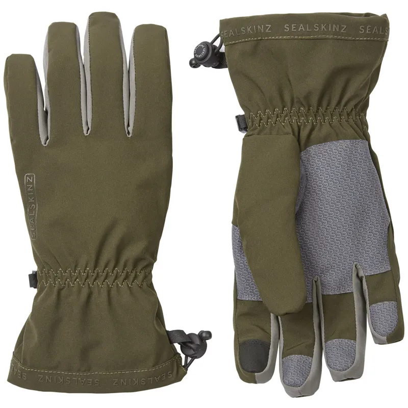 Gants Isothermes Sealskinz Kelling - Imperméables, Vert Olive - Neuf