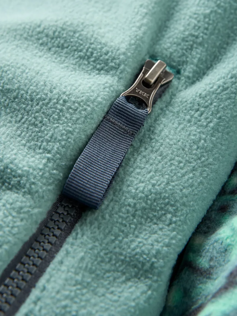 Passenger Men's Set Off Recycled Polar 1/4 Zip Fleece in Elemental Geo Arctic-4