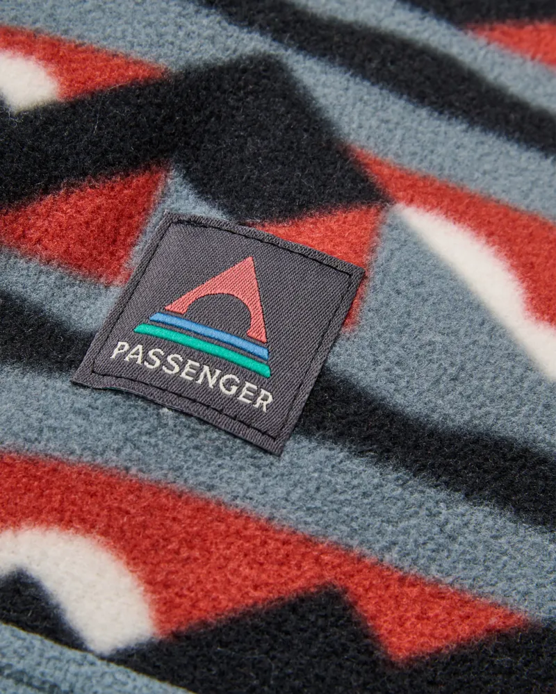 Passenger Men's Set Off Recycled Polar 1/4 Zip Fleece 2.0 in Views Storm Grey-1