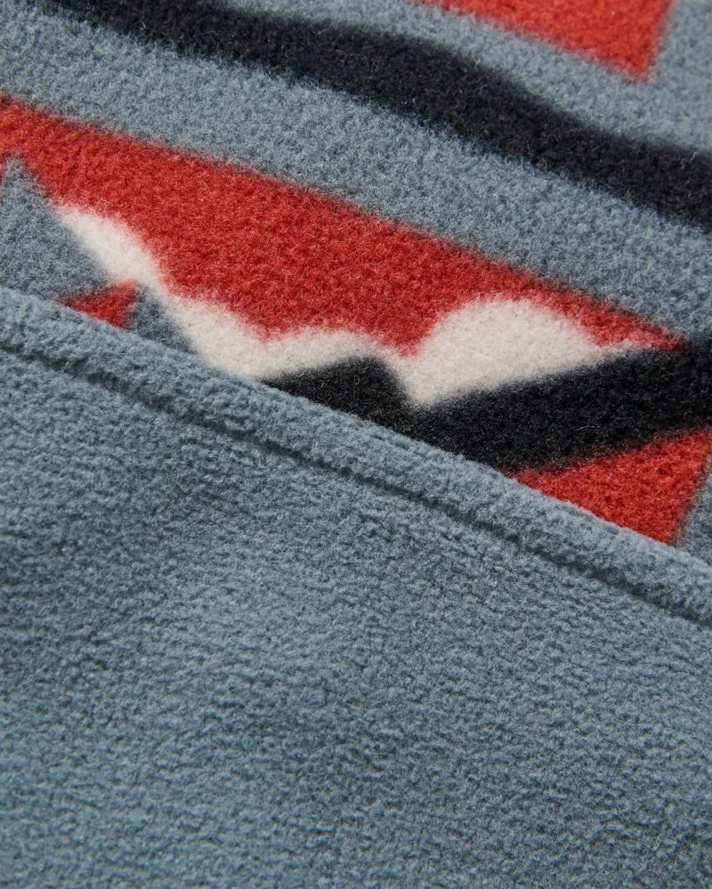 Passenger Men's Set Off Recycled Polar 1/4 Zip Fleece 2.0 in Views Storm Grey-2