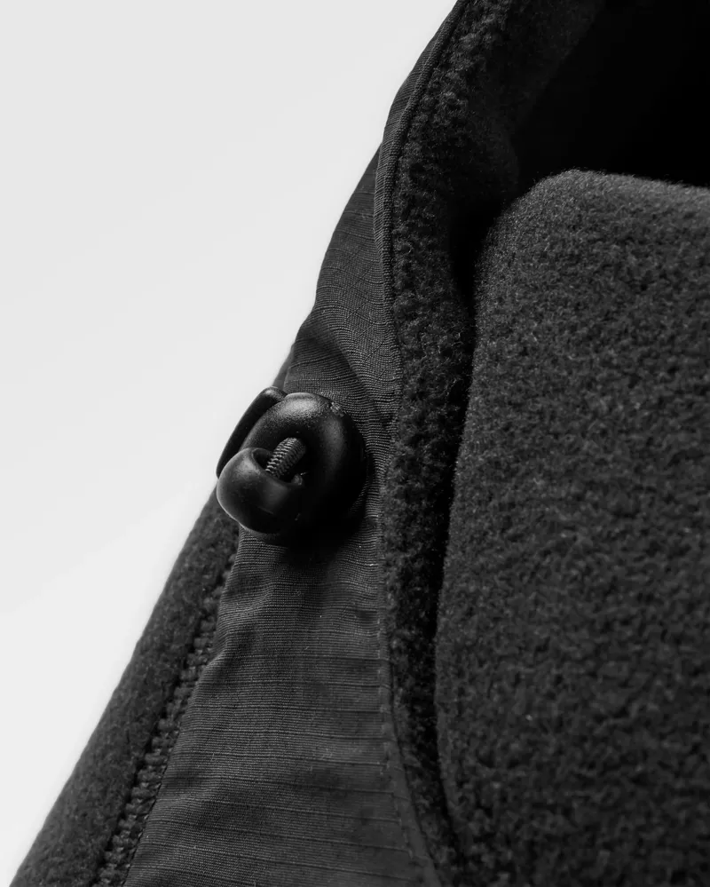 Passenger Snow Lodge Polartec Hood in Black-4