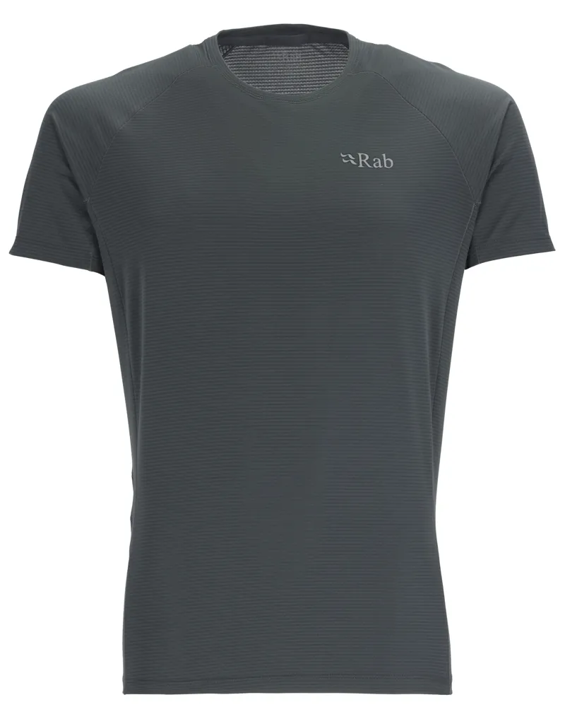Rab Men's Sonic Short Sleeve T-Shirt in Beluga