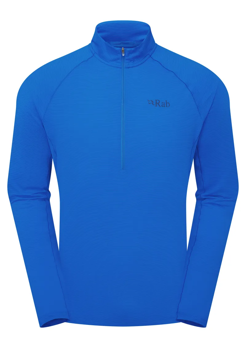 Rab Men's Sonic LS Zip in Maya Blue