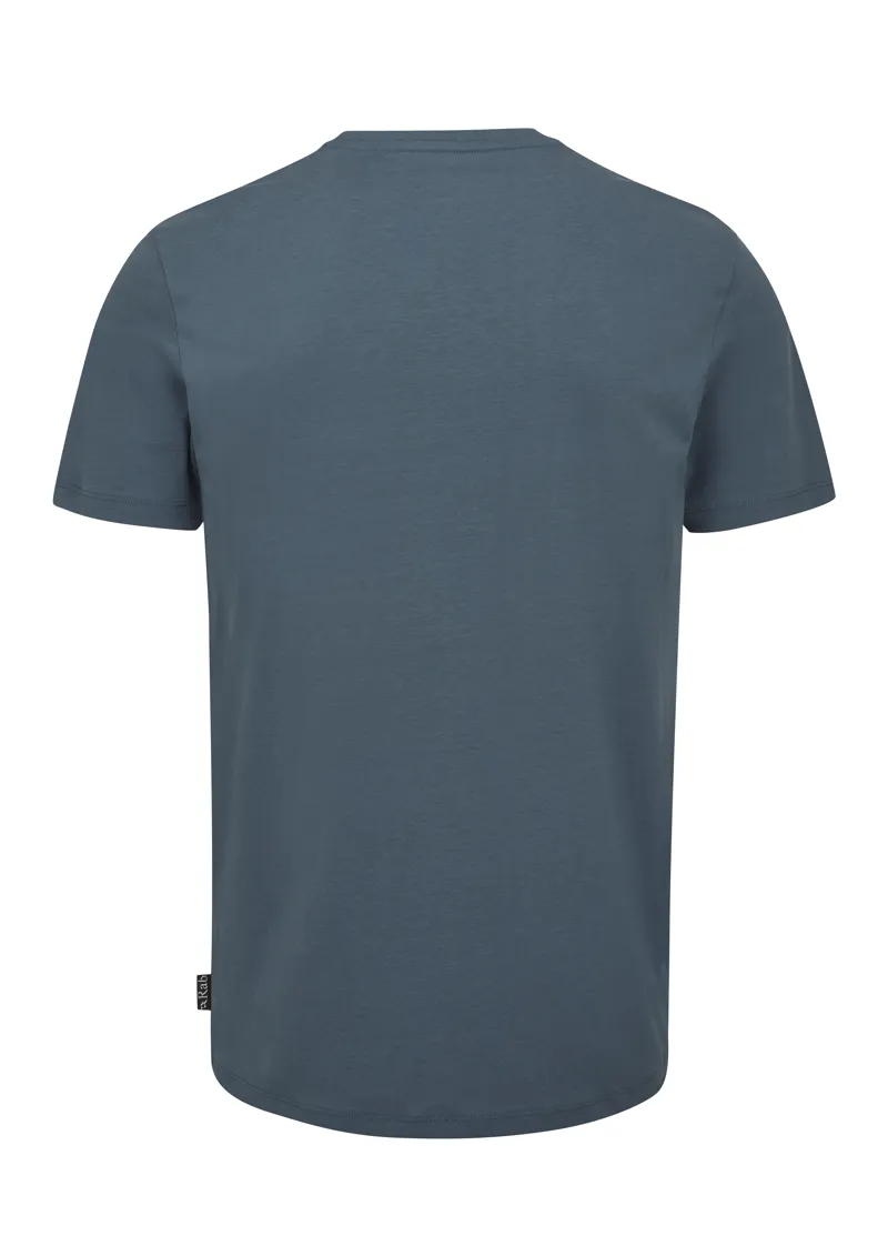 Rab Men's Stance Alpine Peak Short Sleeve T-Shirt in Orion Blue-1