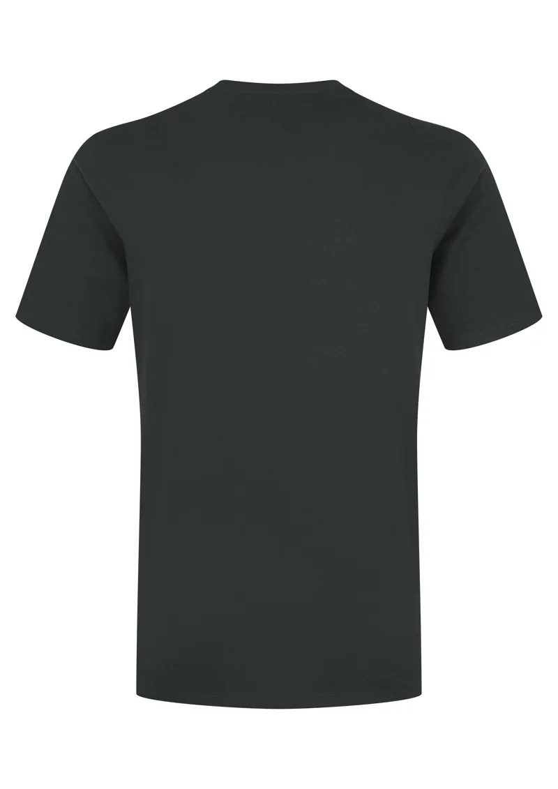 Rab Men's Stance Logo Tee in Beluga/Pollen-1