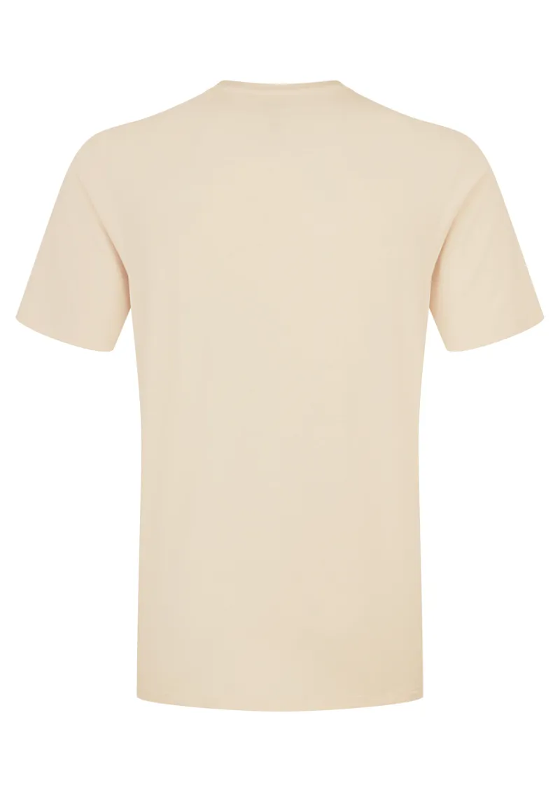 Rab Men's Stance Logo Tee in Ecru-1