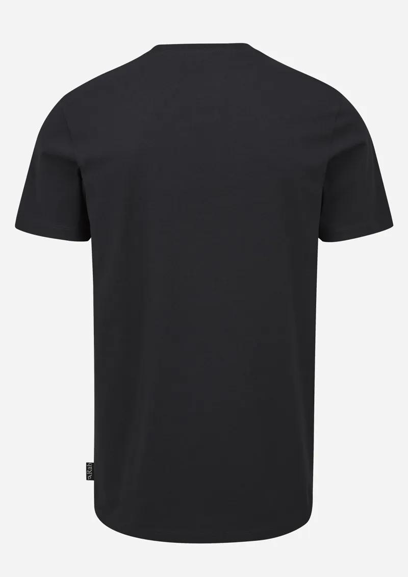 Rab Men's Stance Tech Sketch Short Sleeve T-Shirt in Beluga-1