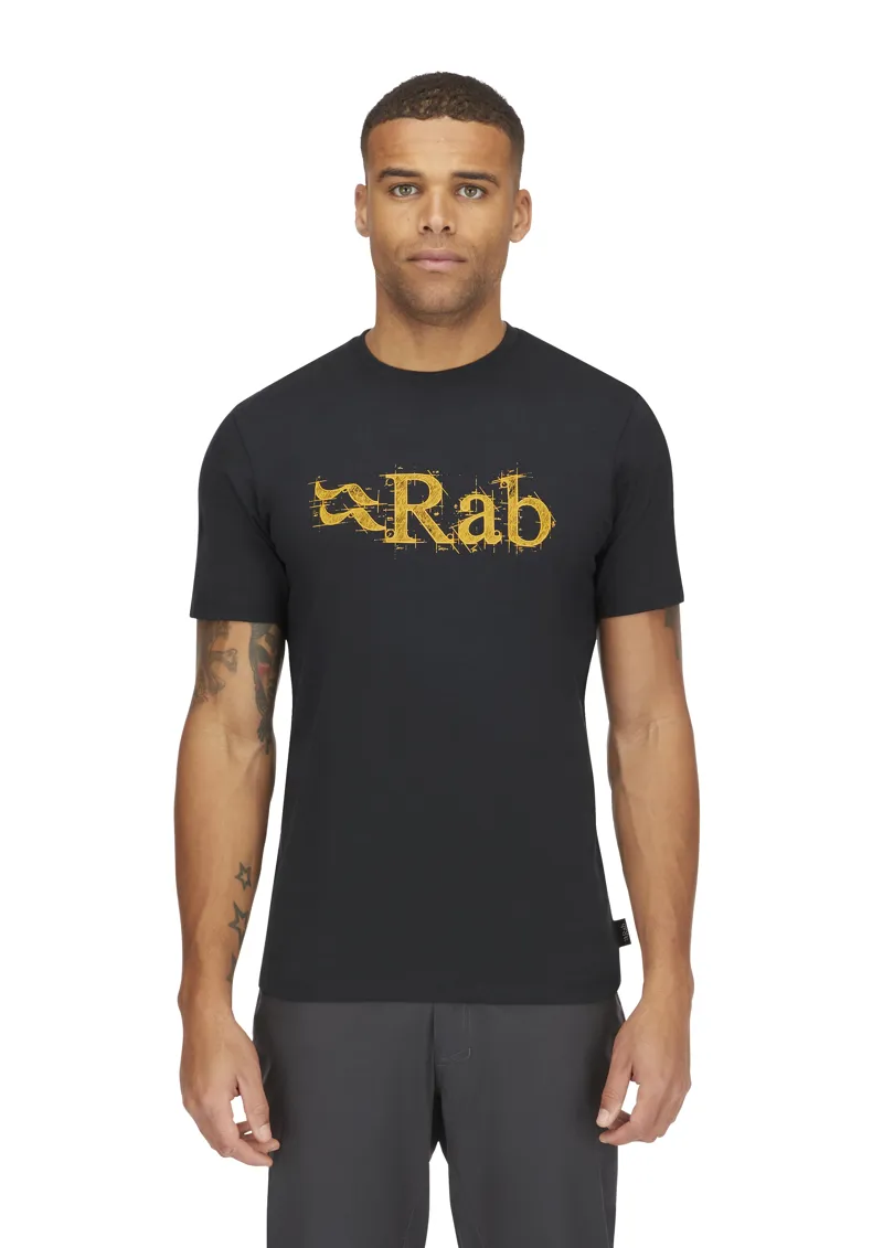 Rab Men's Stance Tech Sketch Short Sleeve T-Shirt in Beluga-2