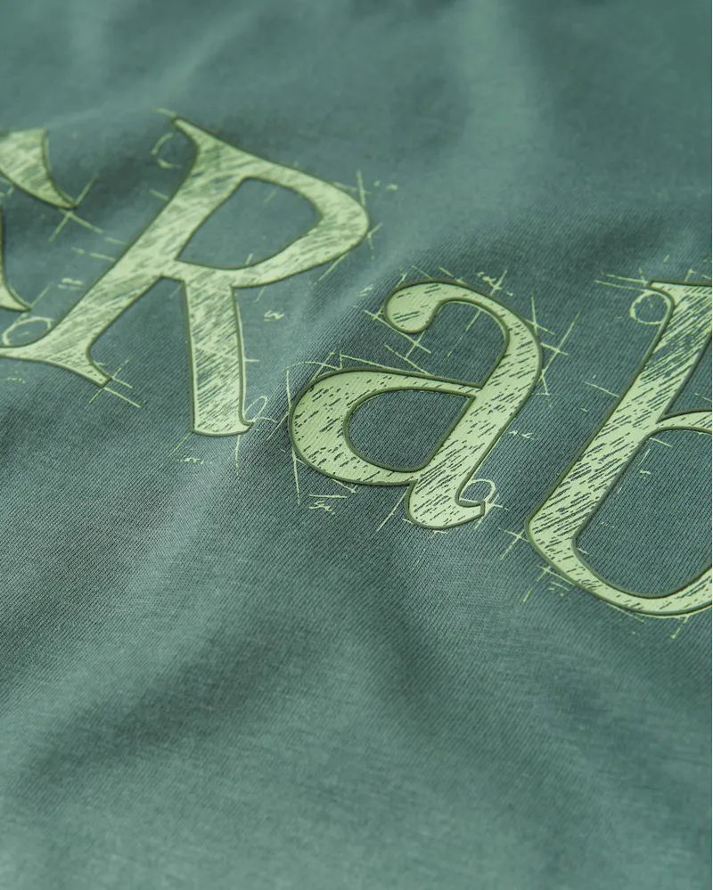 Rab Men's Stance Tech Sketch Tee in Sage-2