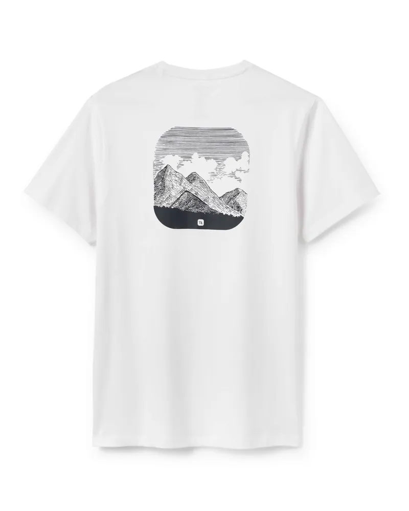 Rab Men's Stance Traverse Tee in White-1