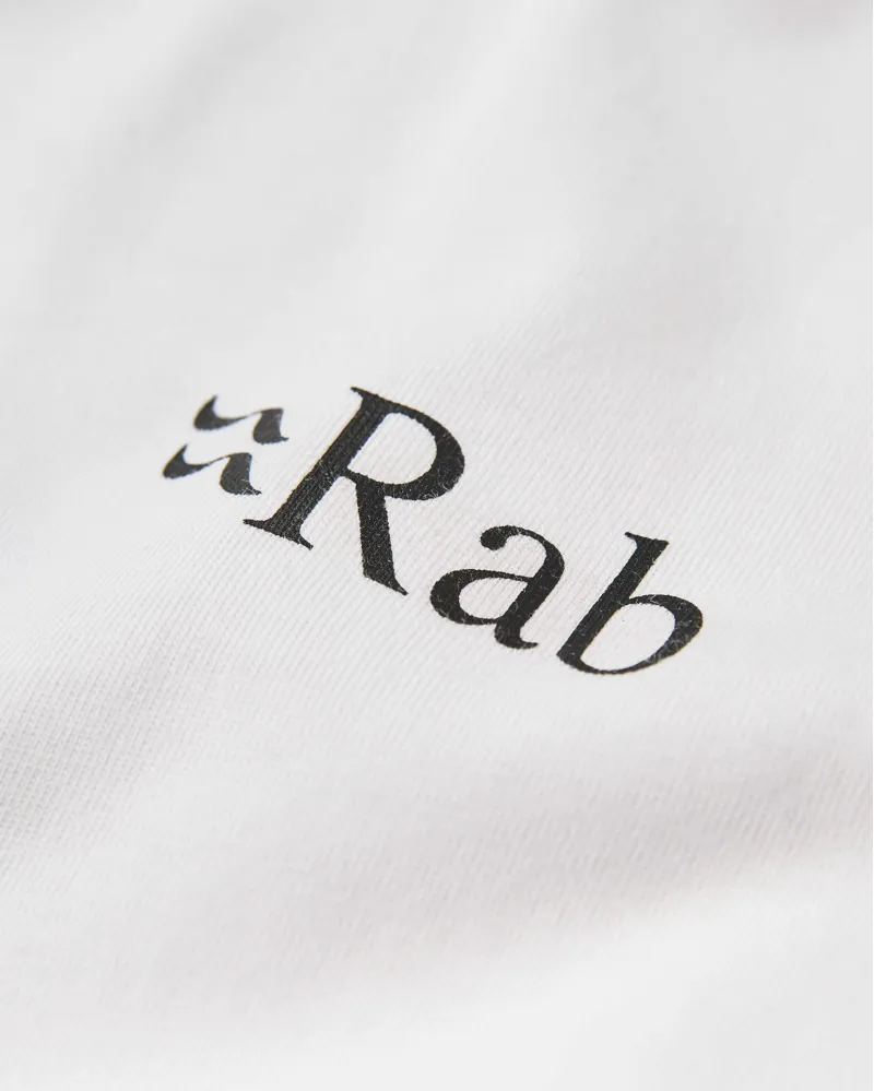 Rab Men's Stance Traverse Tee in White-2