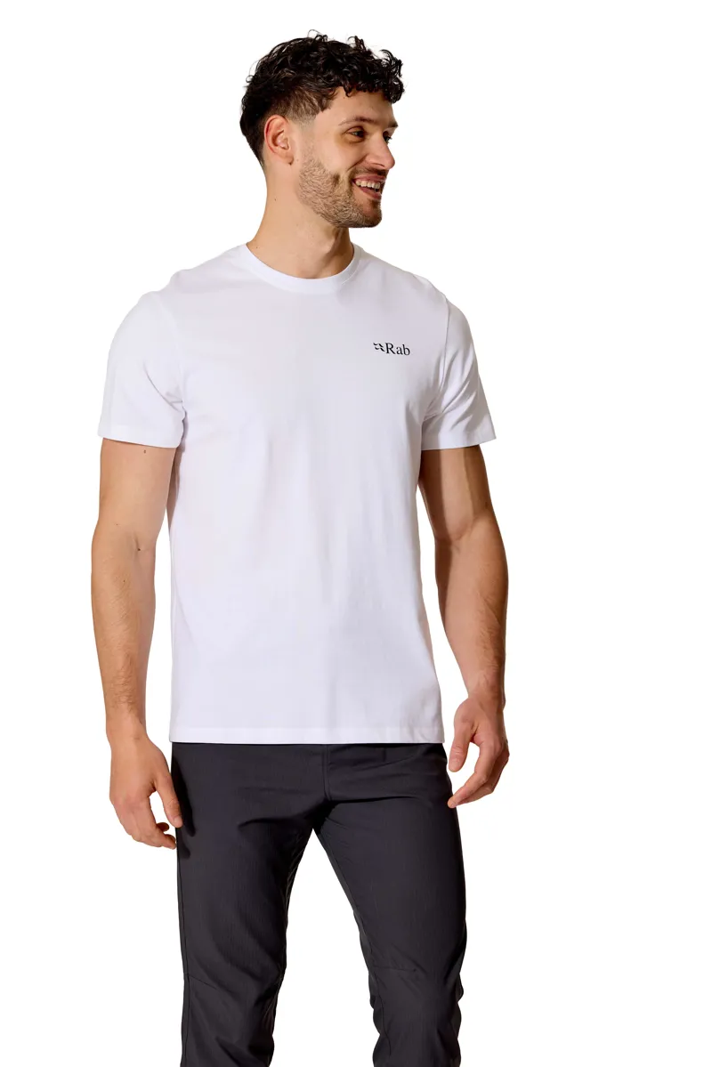 Rab Men's Stance Traverse Tee in White-4