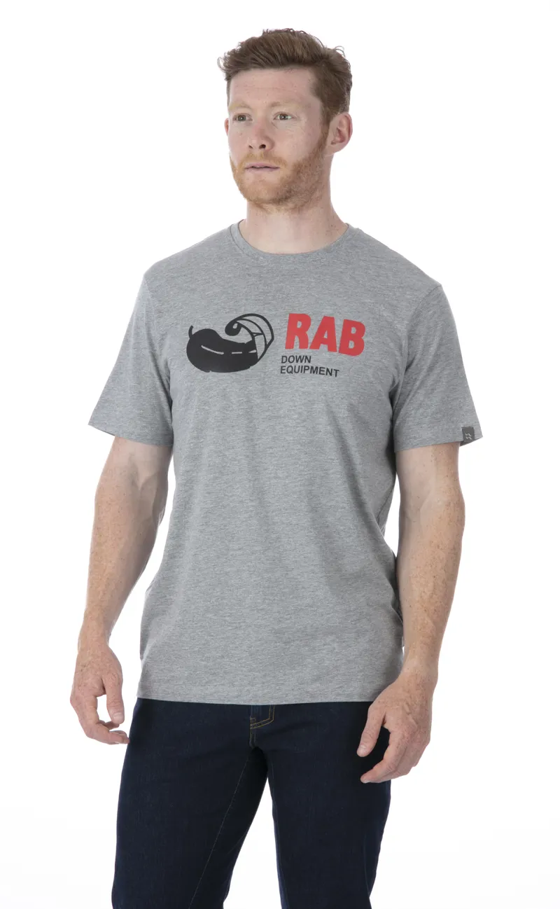 Rab Men's Stance Vintage T-Shirt in Grey Marl-1