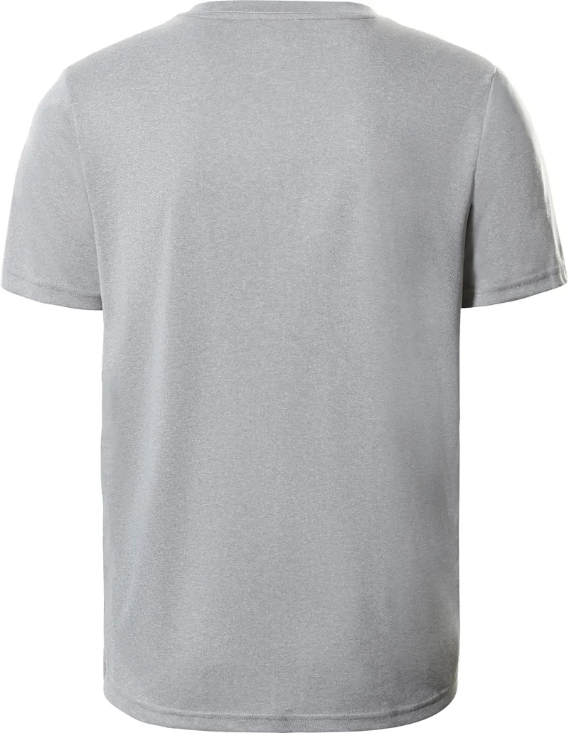 The North Face Men's Reaxion Amp Crew Short Sleeve T-Shirt in Mid Grey Heather-1
