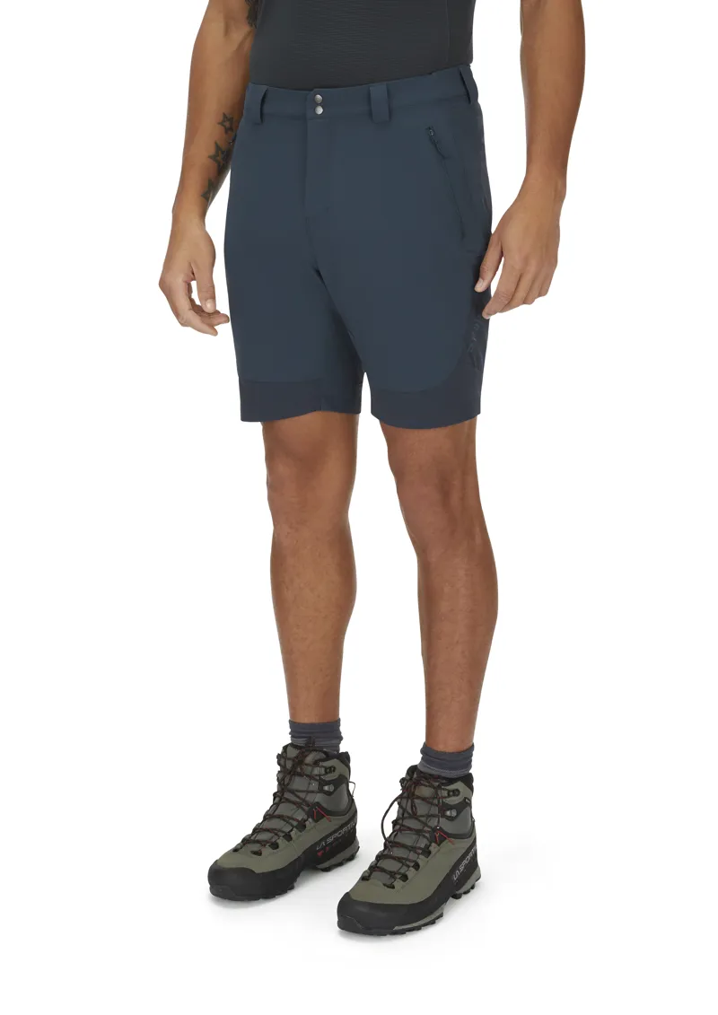 Rab Torque Mountain Shorts in Tempest Blue-Deep Ink-4