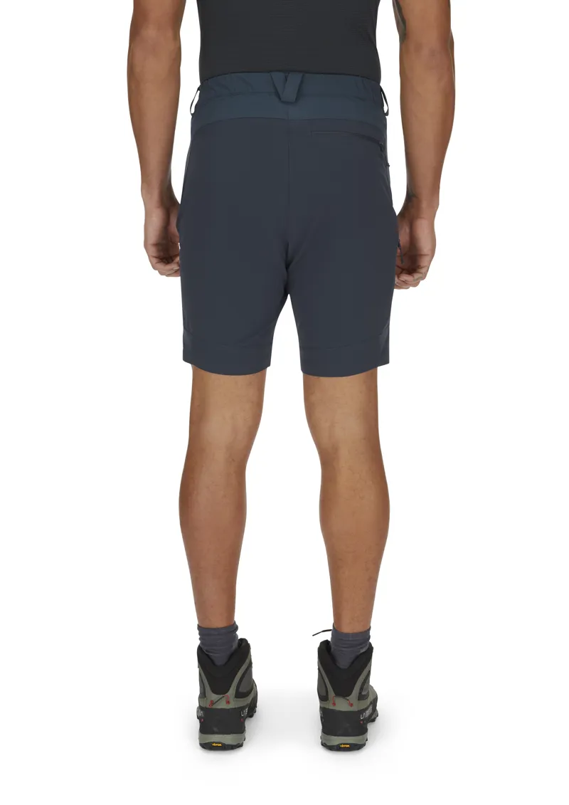 Rab Torque Mountain Shorts in Tempest Blue-Deep Ink-3