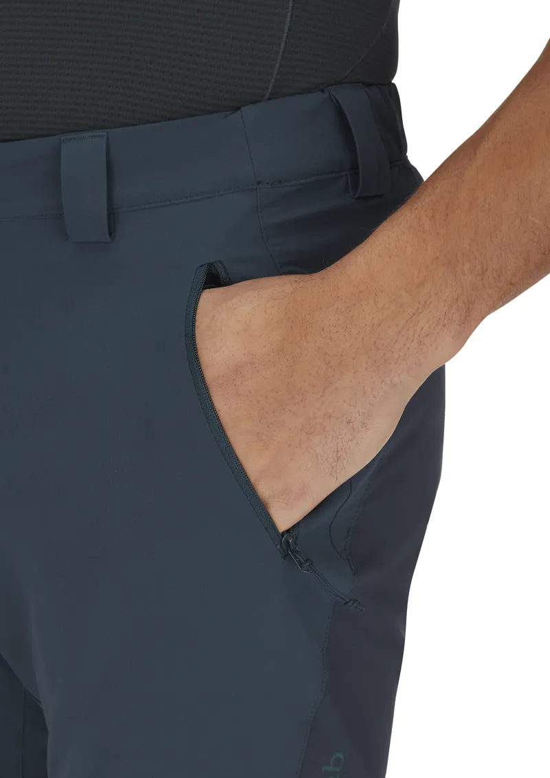 Rab Torque Mountain Shorts in Tempest Blue-Deep Ink-6