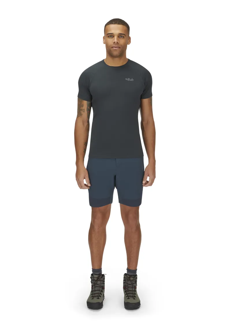 Rab Torque Mountain Shorts in Tempest Blue-Deep Ink-7