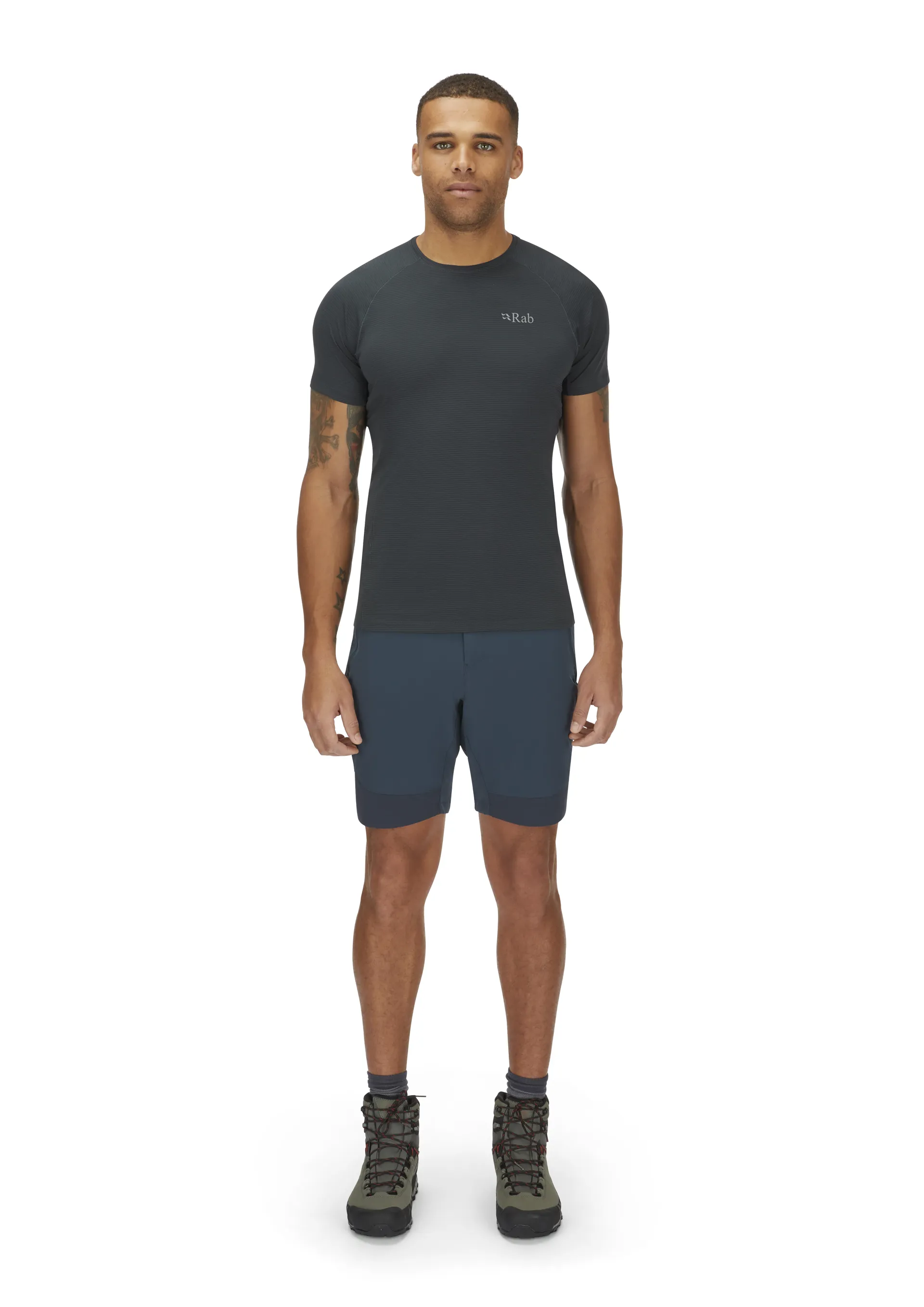 Rab Torque Mountain Shorts in Tempest Blue-Deep Ink