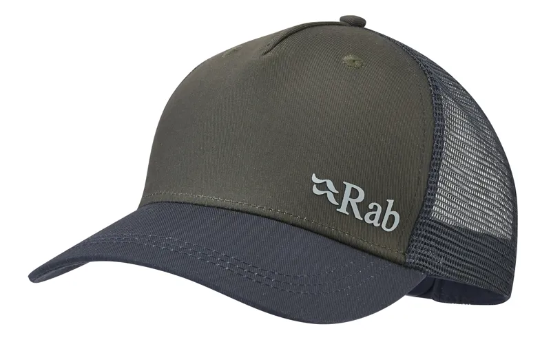 Rab Unisex Trucker Logo Cap in Army Green
