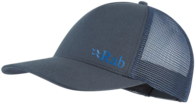 Rab Trucker Logo Cap in Tempest Blue