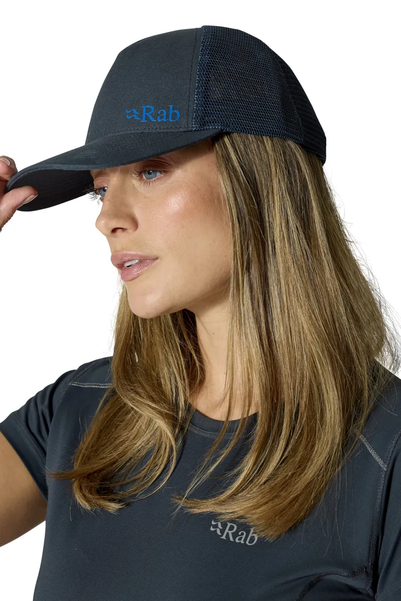 Rab Trucker Logo Cap in Tempest Blue-2