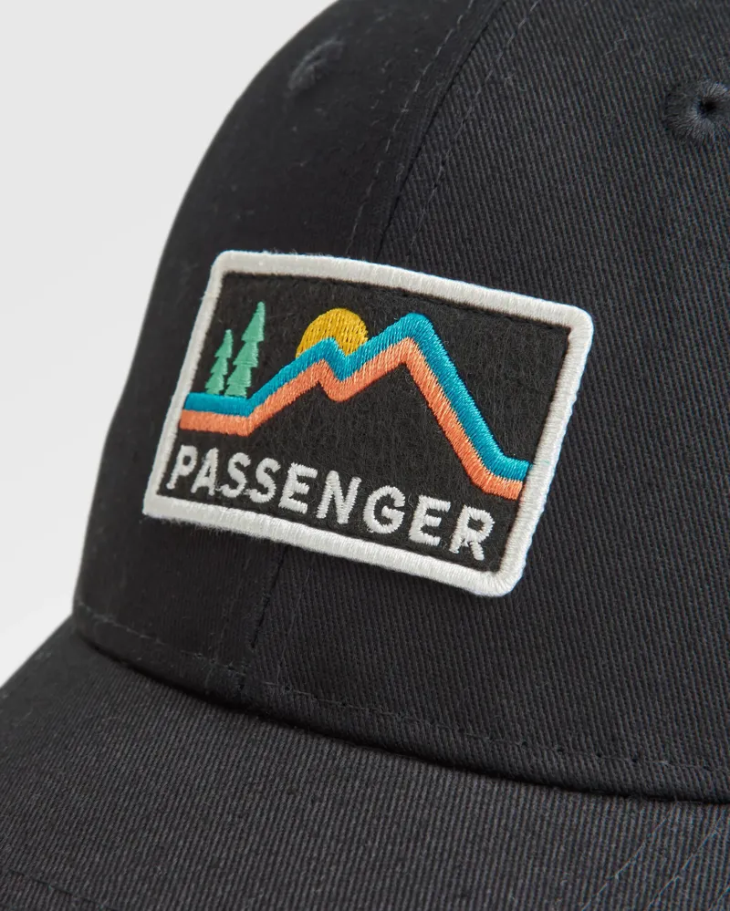 Passenger Made To Roam Mesh Snapback Cap in Phantom Black-2