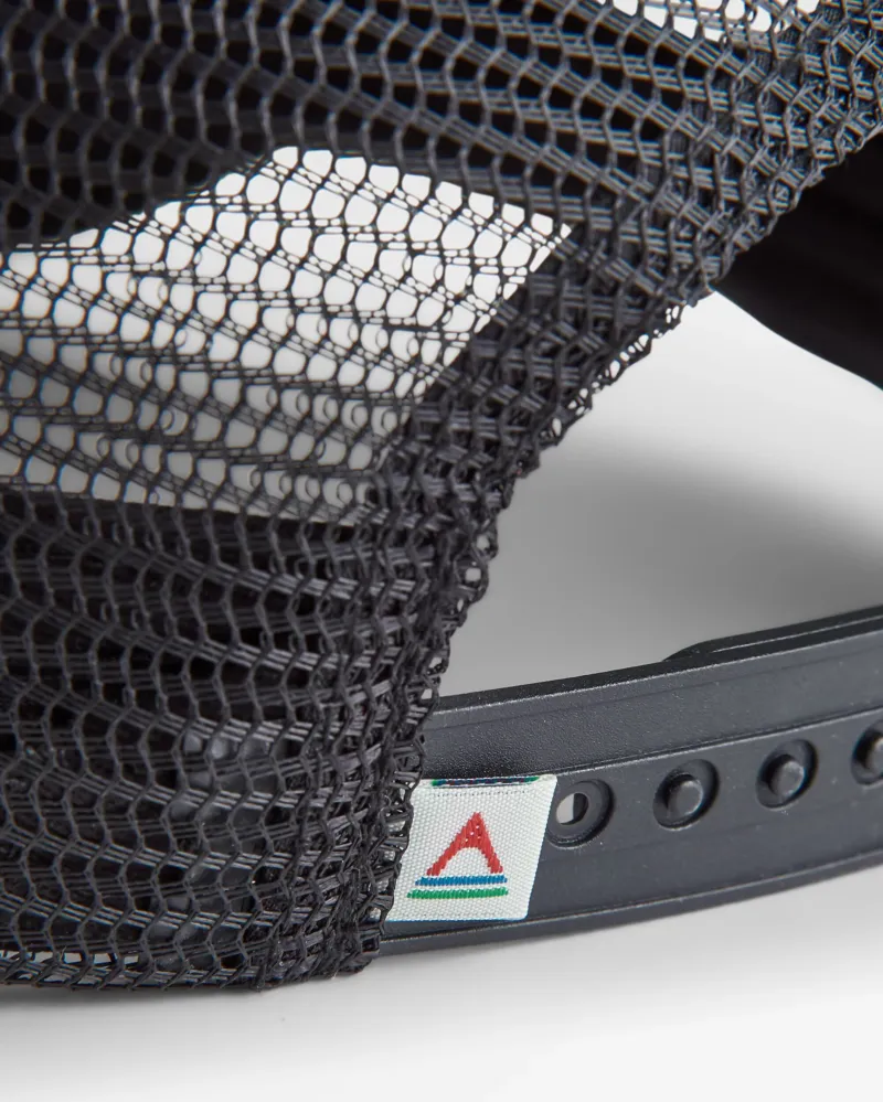 Passenger Made To Roam Mesh Snapback Cap in Phantom Black-3