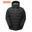 Mountain Equipment Men's Lightline Block Jacket in Black/Black Logo