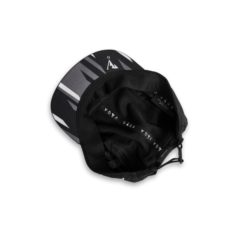 Vaga Adult Feather Racing Cap in Storm Black-1