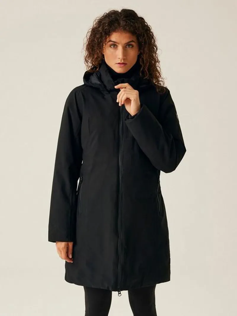 Regatta Womens Yewbank IV Waterproof Jacket in Black-2