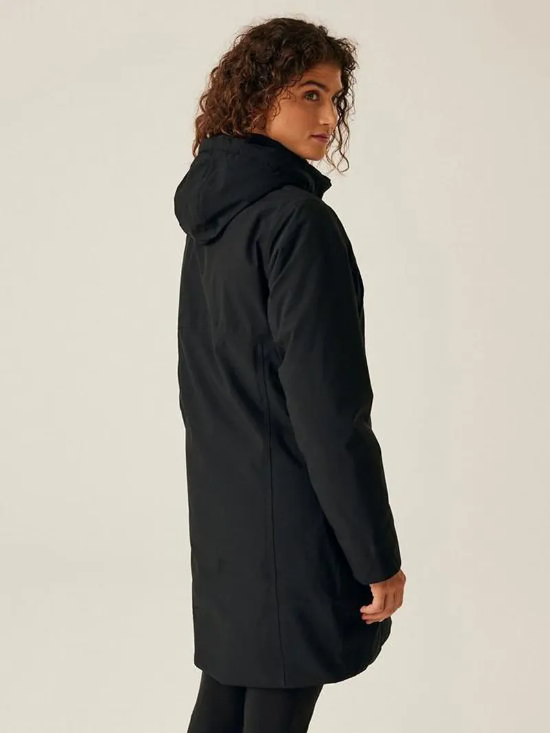 Regatta Womens Yewbank IV Waterproof Jacket in Black-3