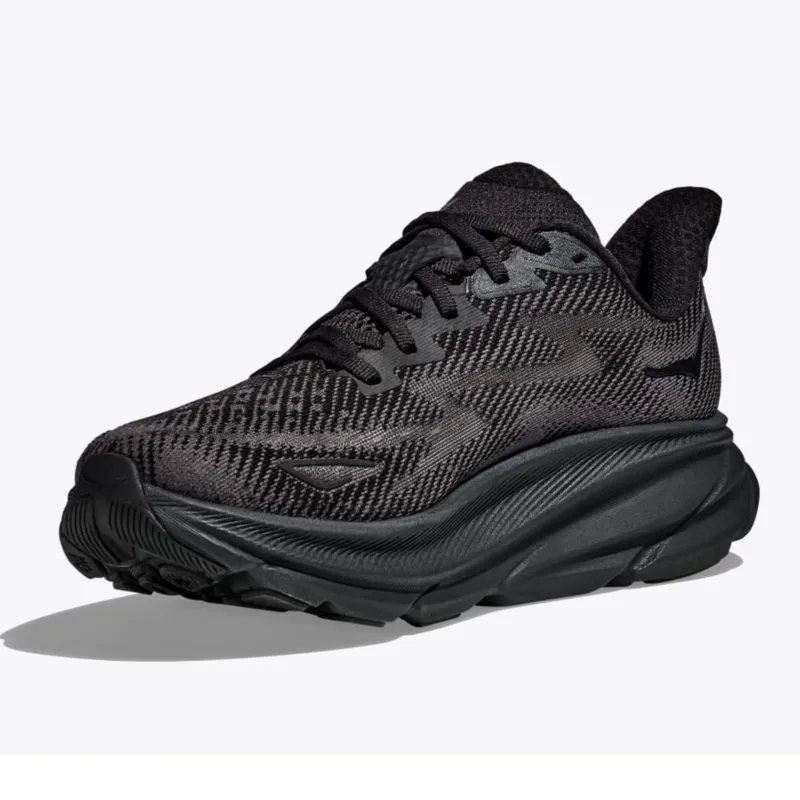 Hoka Women's Clifton 9 in Black-2