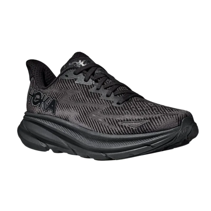 Hoka Women's Clifton 9 in Black-5