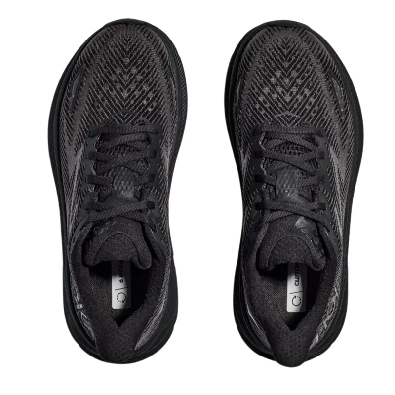 Hoka Women's Clifton 9 in Black-1