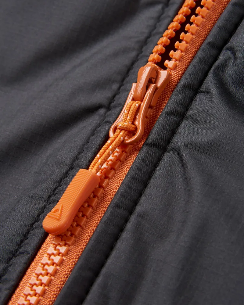 Passenger Waves Recycled Sherpa Lined Changing Robe in Black/Khaki-7