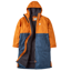 Passenger Waves Recycled Sherpa Lined Changing Robe in Sunrise Orange/Rich Navy