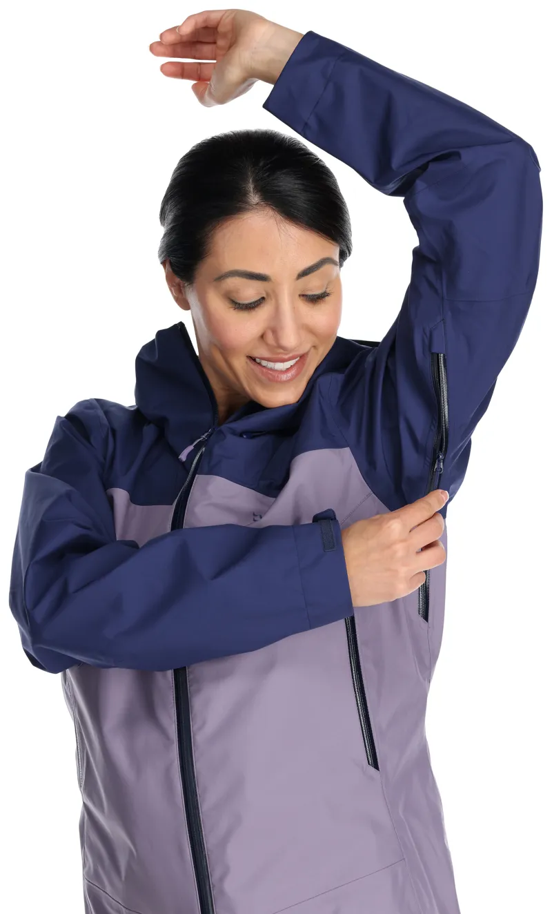 Rab Women's Arc Eco Jacket in Patriot Blue/Purple Sage
