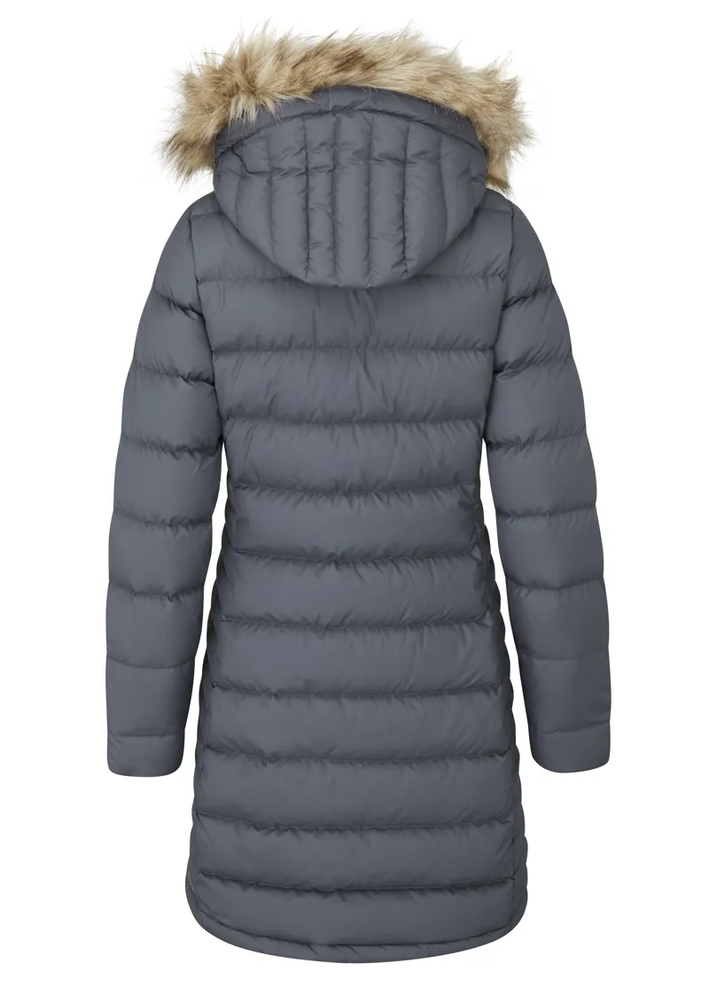 Rab Deep Cover Womens Parka in Steel-1