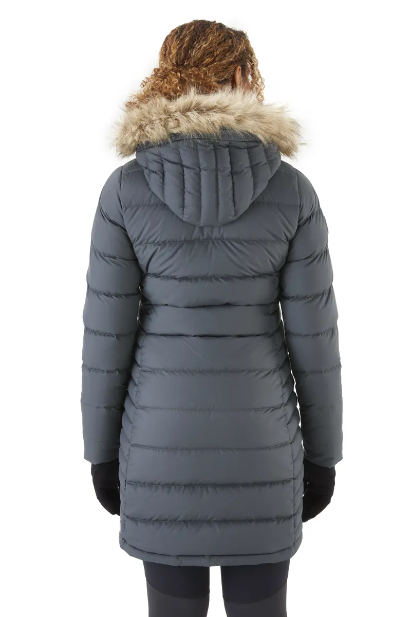 Rab Deep Cover Womens Parka in Steel-3