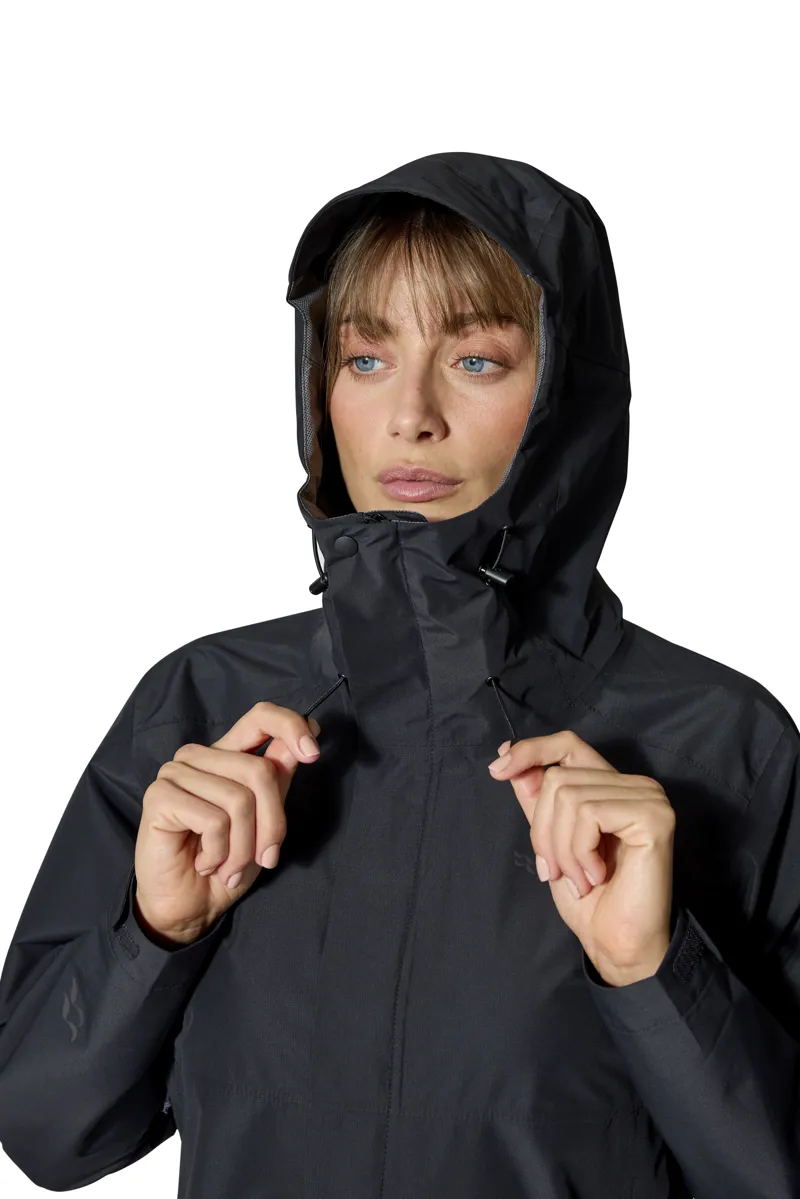 Rab Women's Downpour Jacket in Black-9