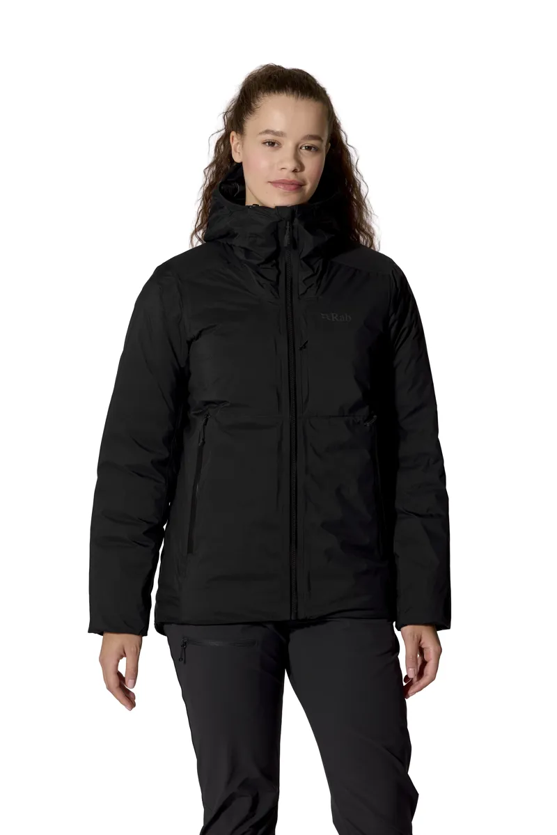 Rab Women's Microlight Shield Jacket in Black-2