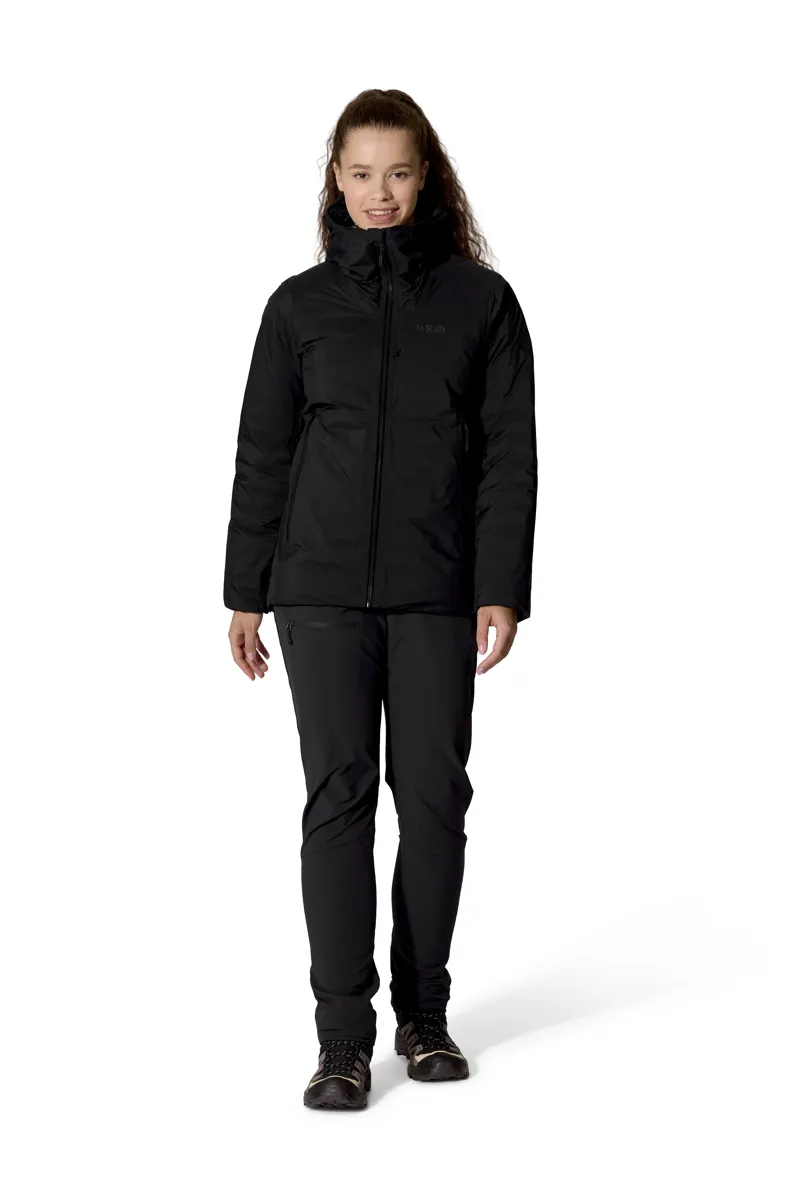 Rab Women's Microlight Shield Jacket in Black-3