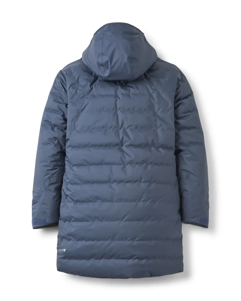 Rab Women's Valiance Parka in Steel-2